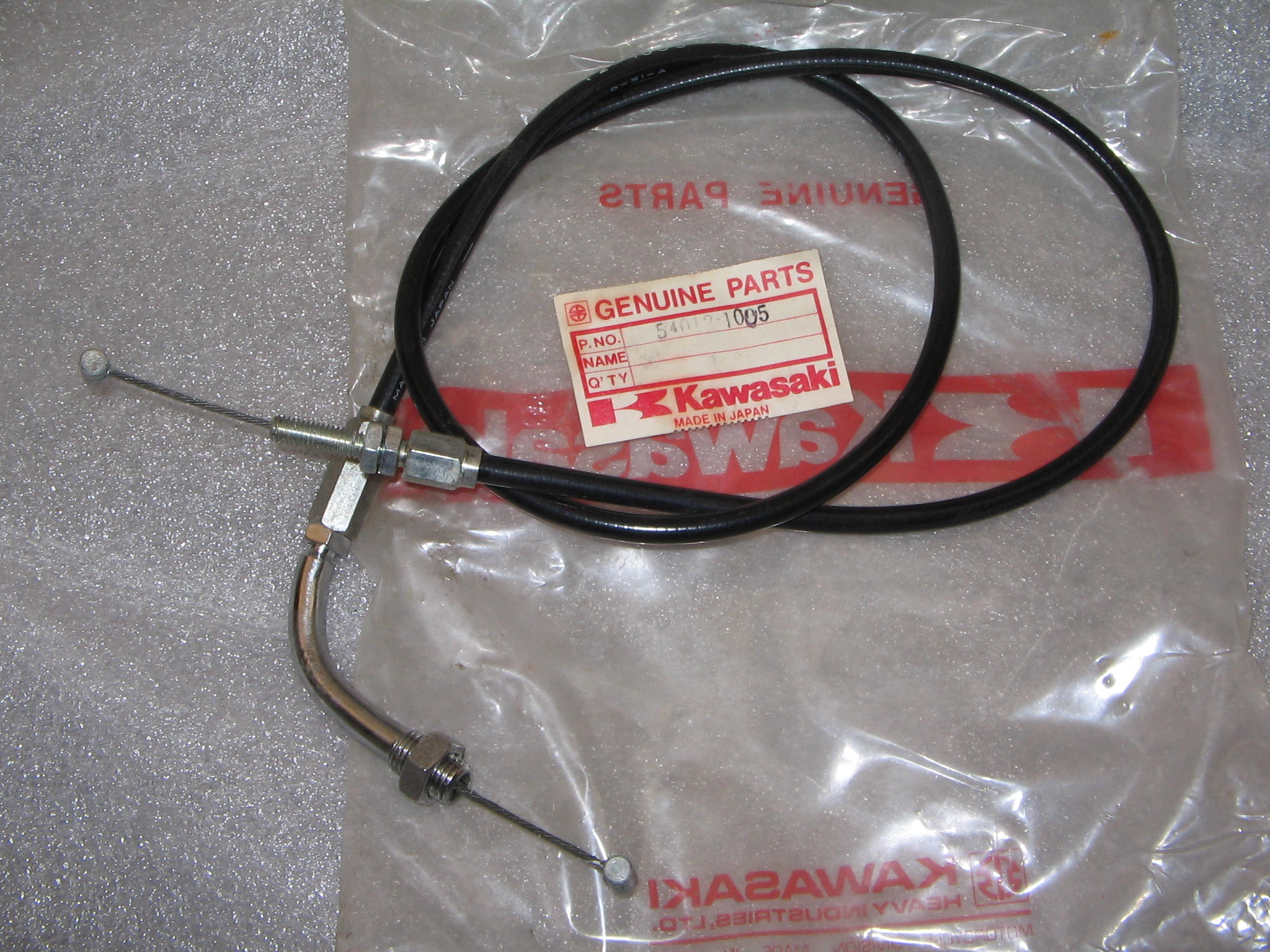 KAWASAKI Z 650 CAVO GAS ART:54012/1005